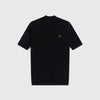 Fred Perry Double Trim Knitted TS - Black - Front