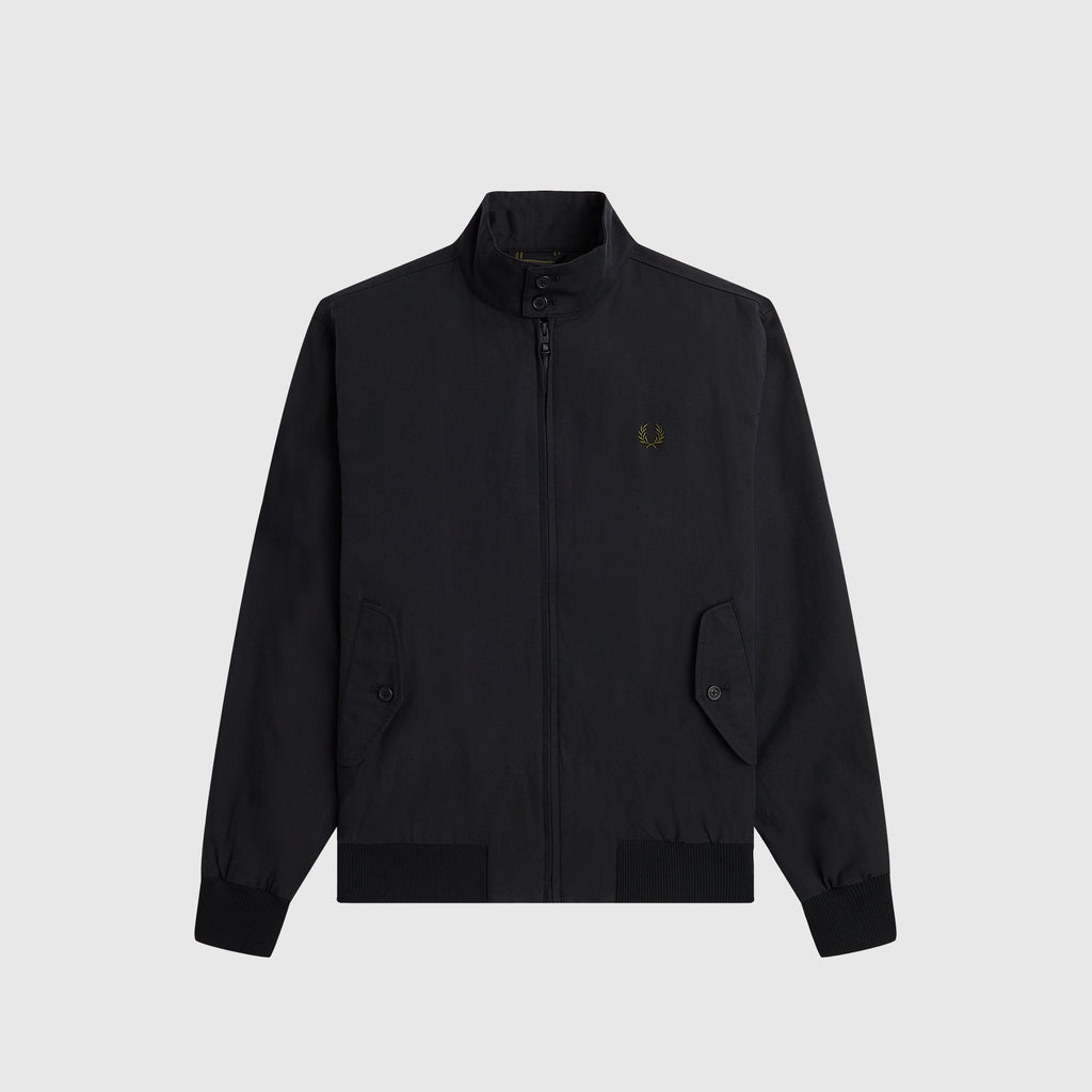 Fred Perry Harrington Jacket - Black - Front