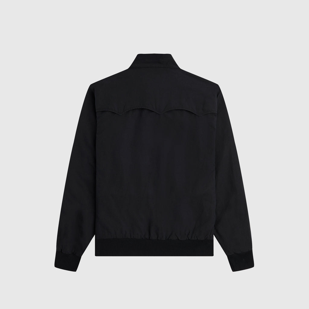 Fred Perry Harrington Jacket - Black - Back