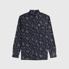 Fred Perry Paisley Print Shirt - Navy - Front
