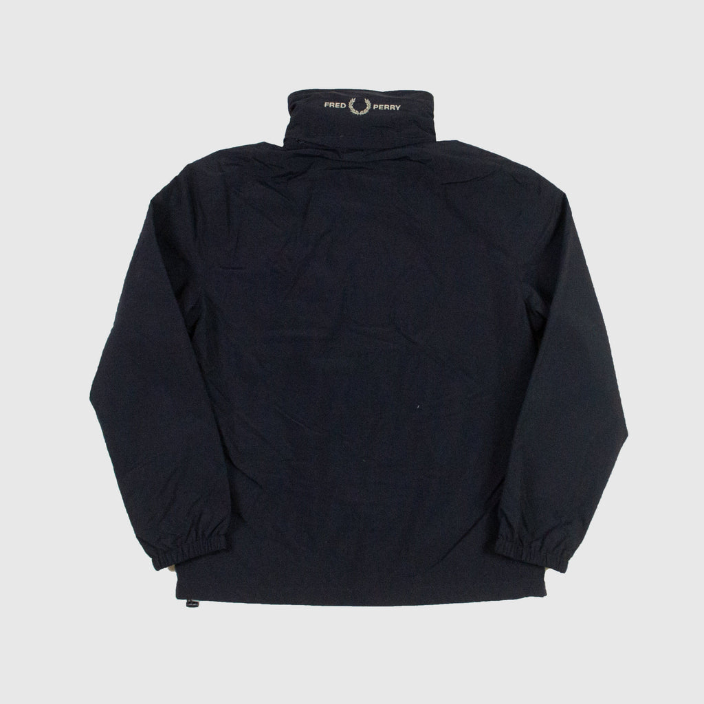 Fred Perry Patch Pocket Zip Through Jacket - Navy - Back