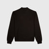 Fred Perry Pique Texture Track Jacket - Black - Back