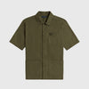 Fred Perry Pocket Detail Shirt - Military Green - Front