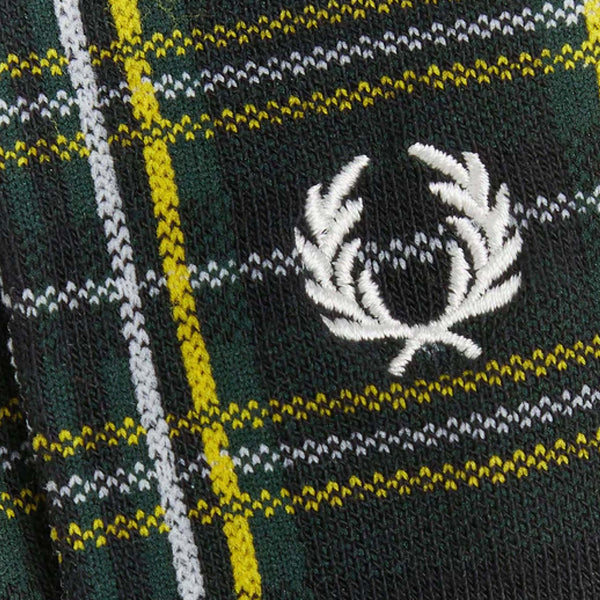 Fred Perry Stewart Tartan Socks - Black 