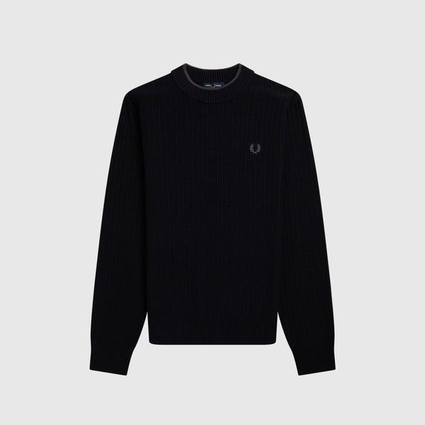 FRED PERRY Flat Knit Insert Track Jacket