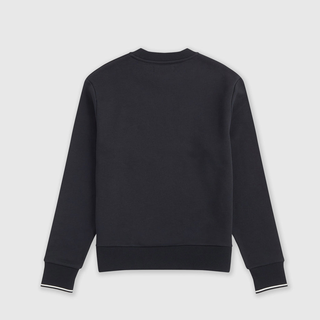 Fred Perry Crew Neck Sweatshirt - Black Back