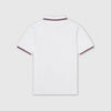 Fred Perry SS Twin Tipped Polo Shirt - White / Bright Red / Navy Back