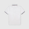 Fred Perry SS Twin Tipped Fred Perry Shirt - 120 White / Ice / Maroon Back 
