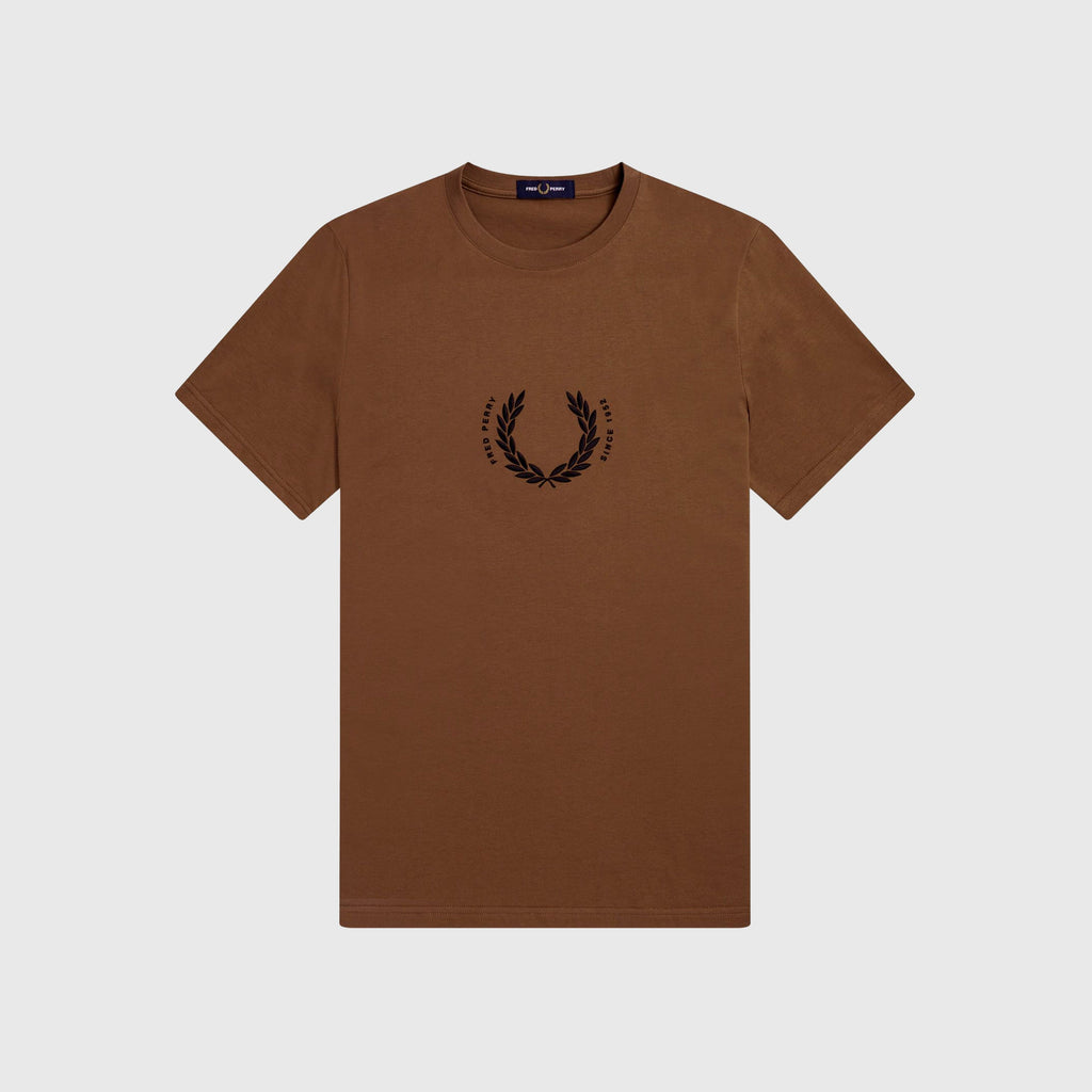 Fred Perry SS Circle Branding Tee Front 