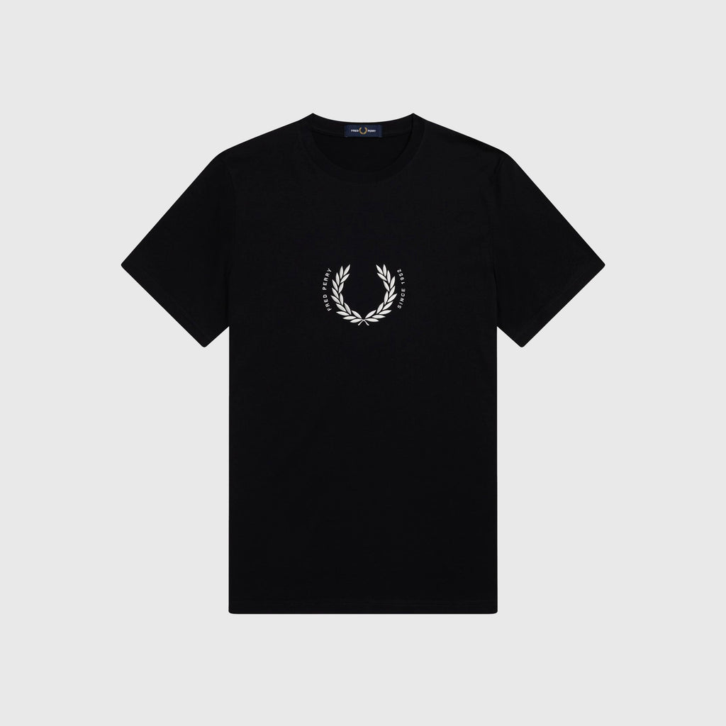 Fred Perry SS Circle Branding Tee Front 
