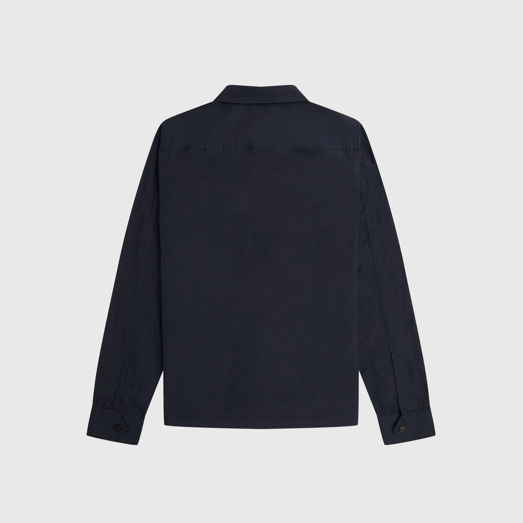 Fred Perry Lightweight Overshirt - Navy - Back
