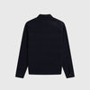 Fred Perry Heavy Twill Overshirt - Navy - Back