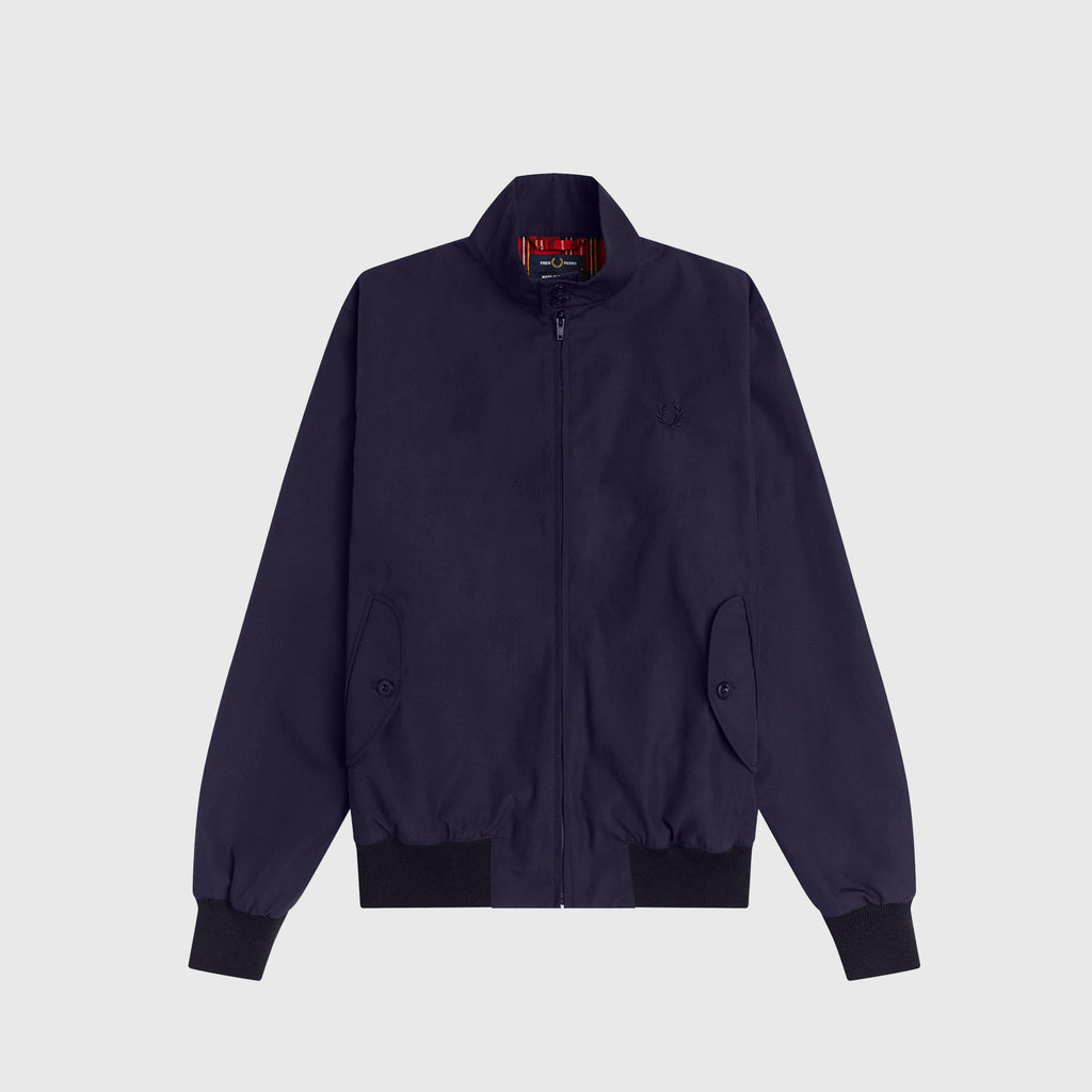 Fred Perry Made In England Harrington - Navy - Front