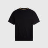 Fred Perry Crewneck Pique T-Shirt - Black / Champagne - Back