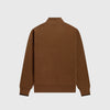 Fred Perry Half Zip Sweat Shirt - Shaded Stone - Back