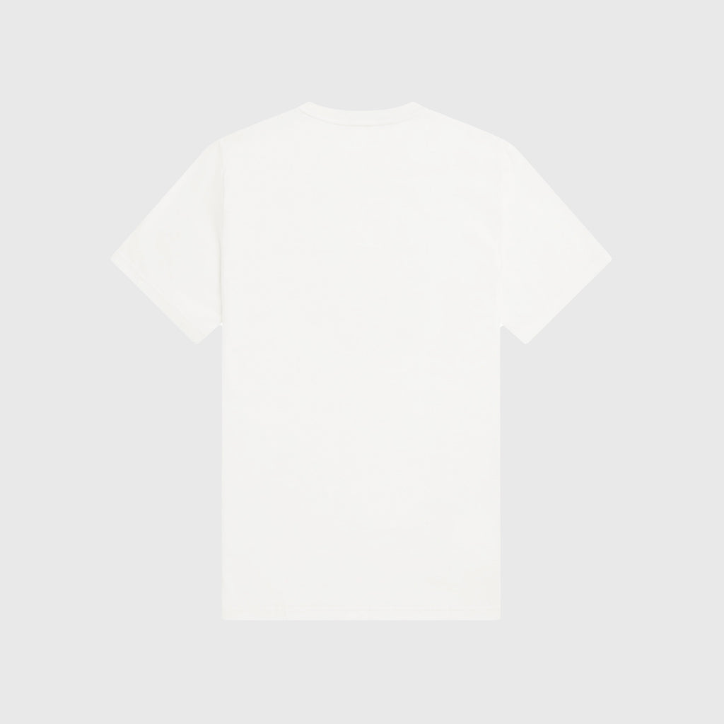 Fred Perry SS Circle Branding Tee - Snow White - Back