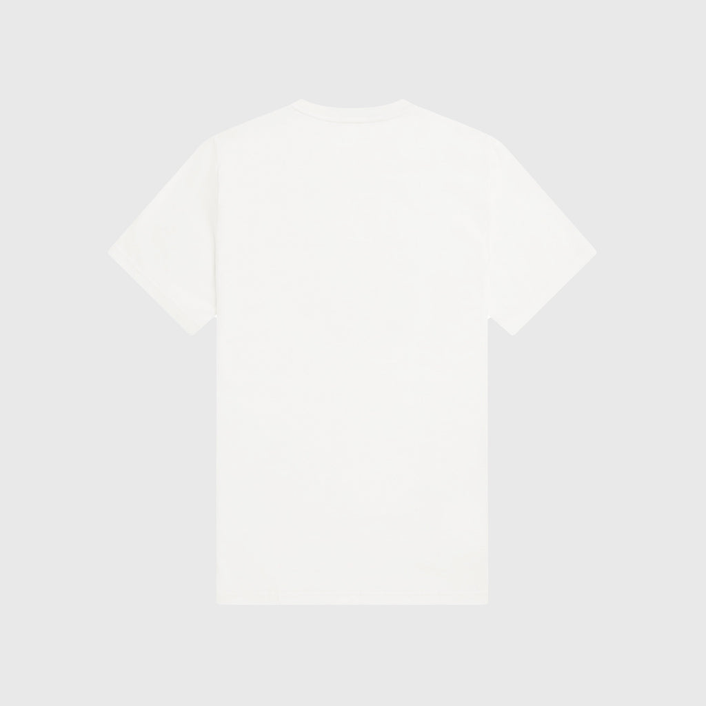 Fred Perry SS Circle Branding Tee - Snow White - Back