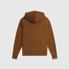 Fred Perry Tipped Hooded Sweatshirt - Dark Caramel - Back