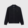 Fred Perry Knitted Taped Track Jacket - Shaded Navy - Front