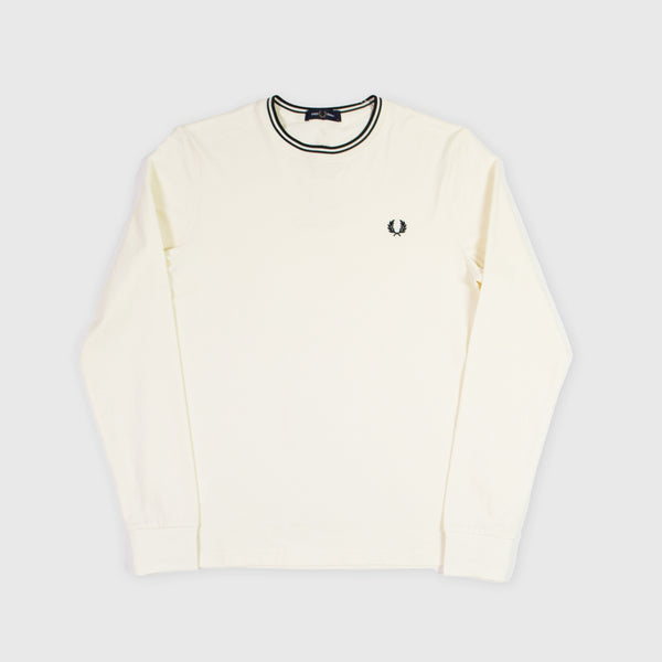 Fred Perry Twin Tipped T-shirt - Ecru - Front