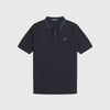 Fred Perry Textured Stripe Polo Shirt - Navy - Front