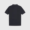Fred Perry Textured Stripe Polo Shirt - Navy - Back