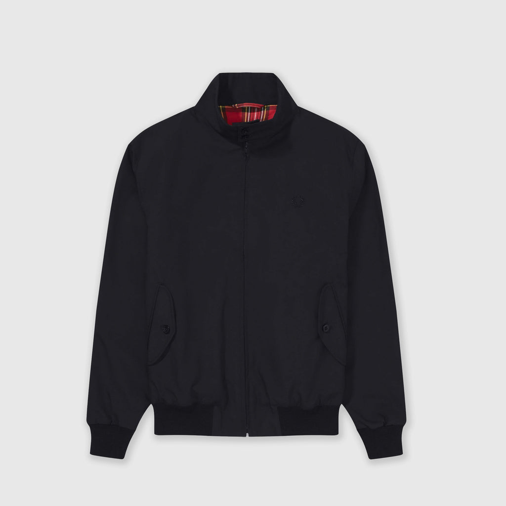Fred Perry Made In England Harrington - 102 Black Front 