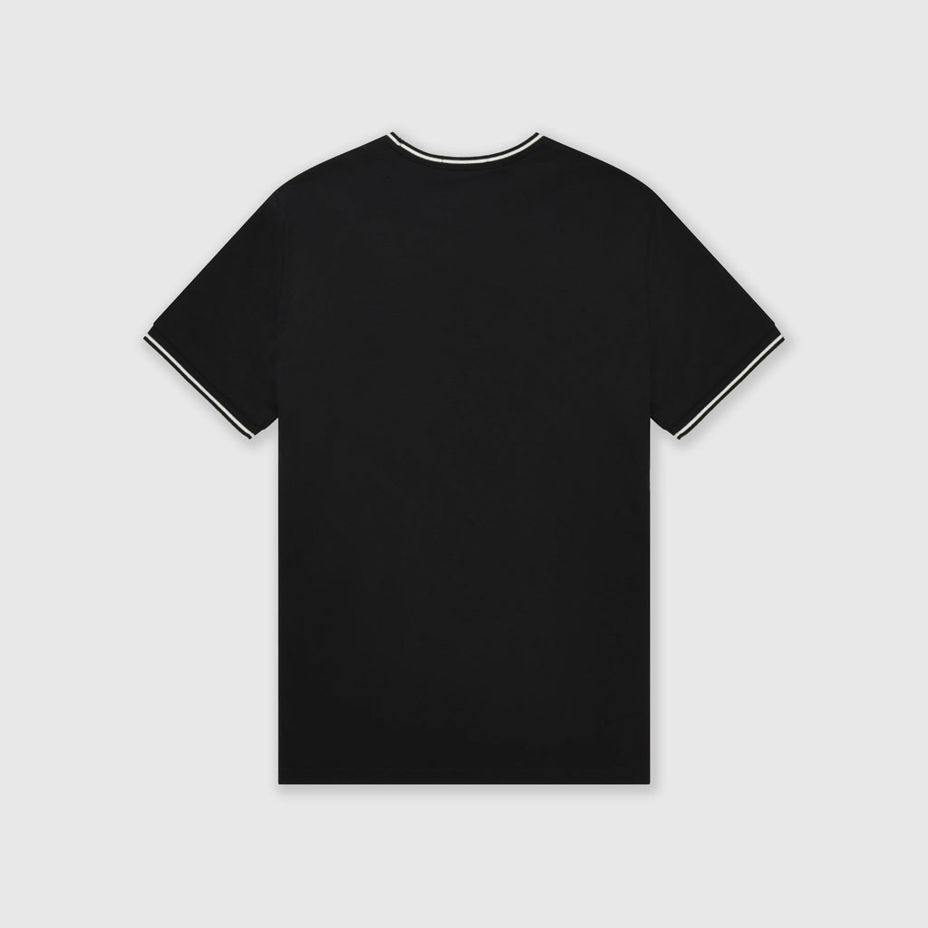 Fred Perry SS Twin Tipped Tee - Black Back