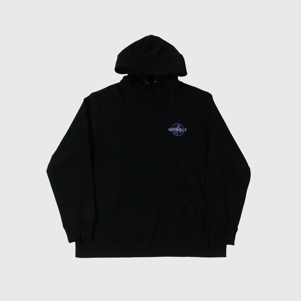 Gramicci Running Man Hooded Sweatshirt - Black - Front