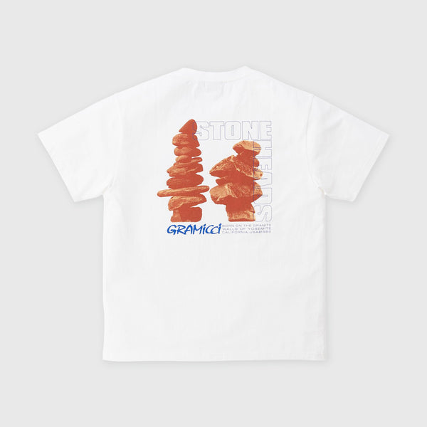 Gramicci Stoneheads Tee - White - Back