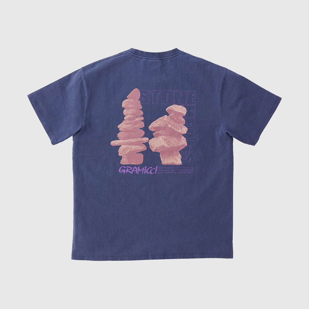 Gramicci Stoneheads Tee - Navy Pigment - Back