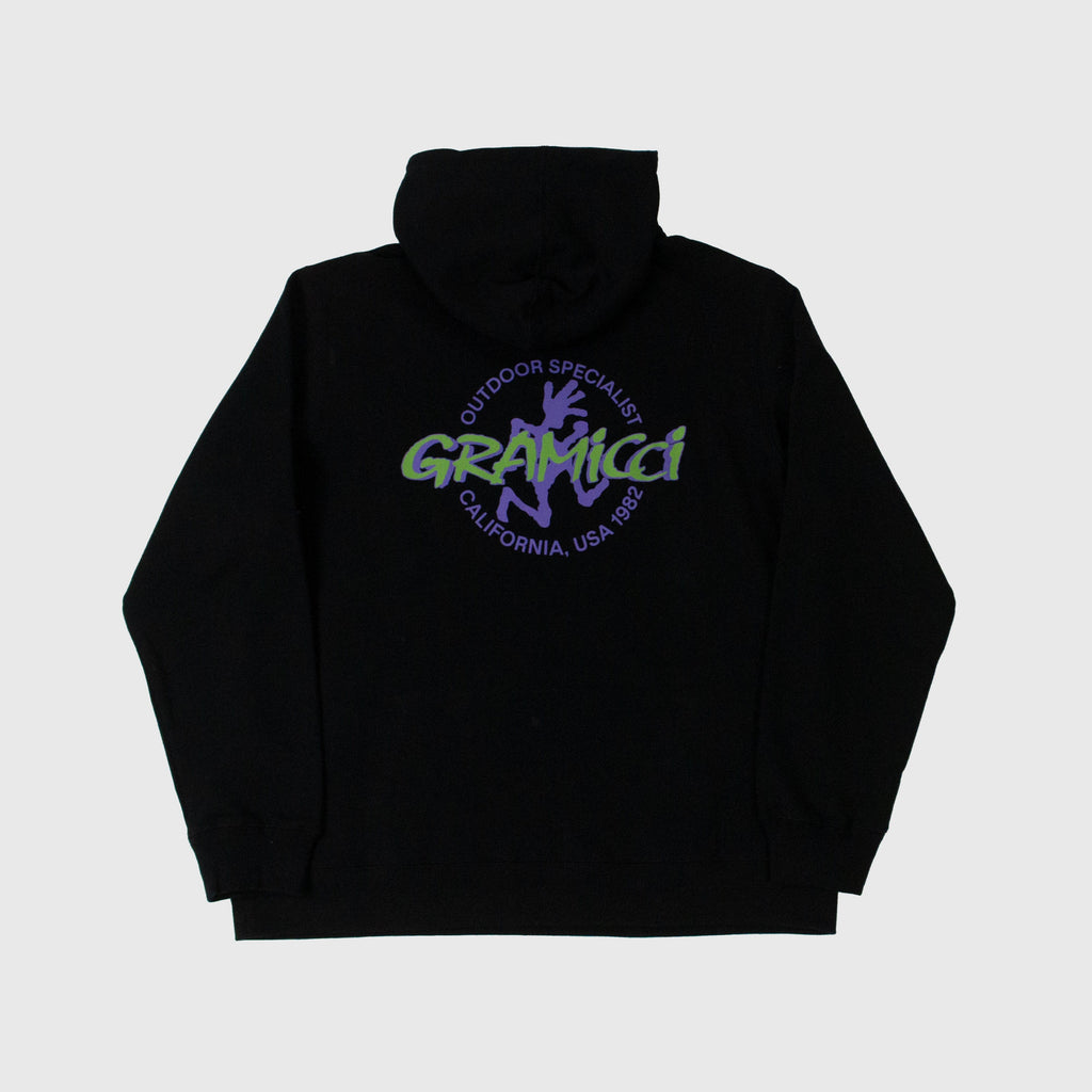 Gramicci Running Man Hooded Sweatshirt - Black - Back