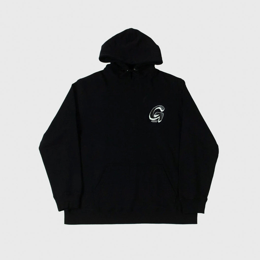 Gramicci Big G-Logo Hooded Sweatshirt - Black - Front