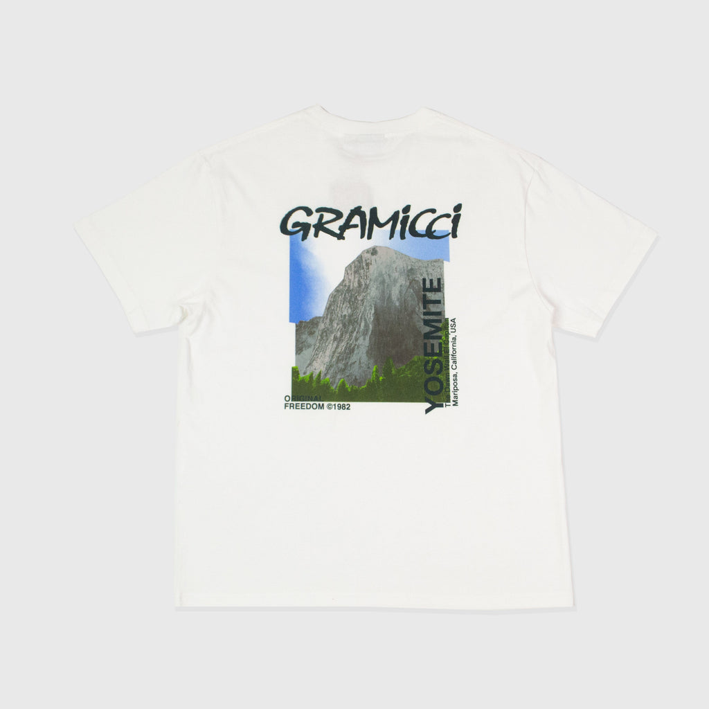 Gramicci Dawn Wall Tee - White - Back