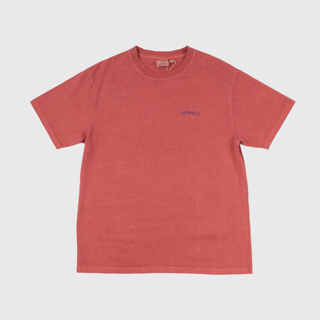 Gramicci G-Logo Tee - Dusty Red - Front