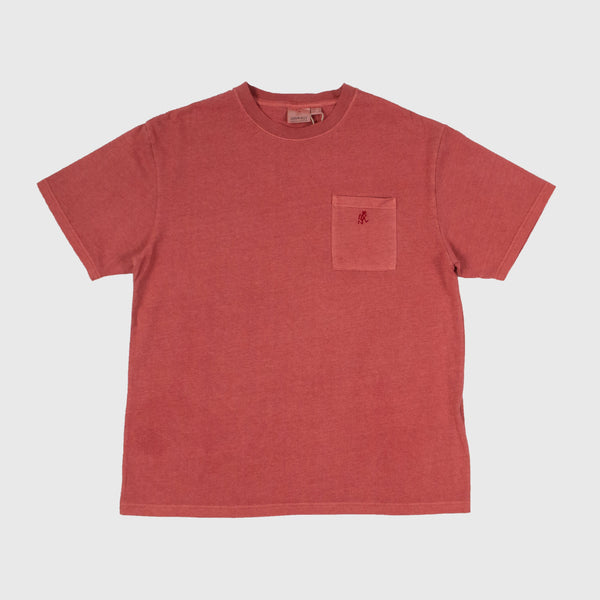 Gramicci One Point Tee - Dusty Red - Front