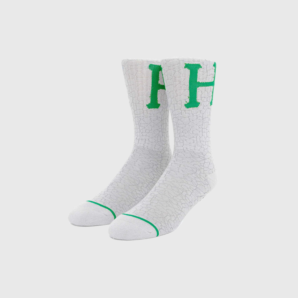 HUF Quake Classic H Sock - White 