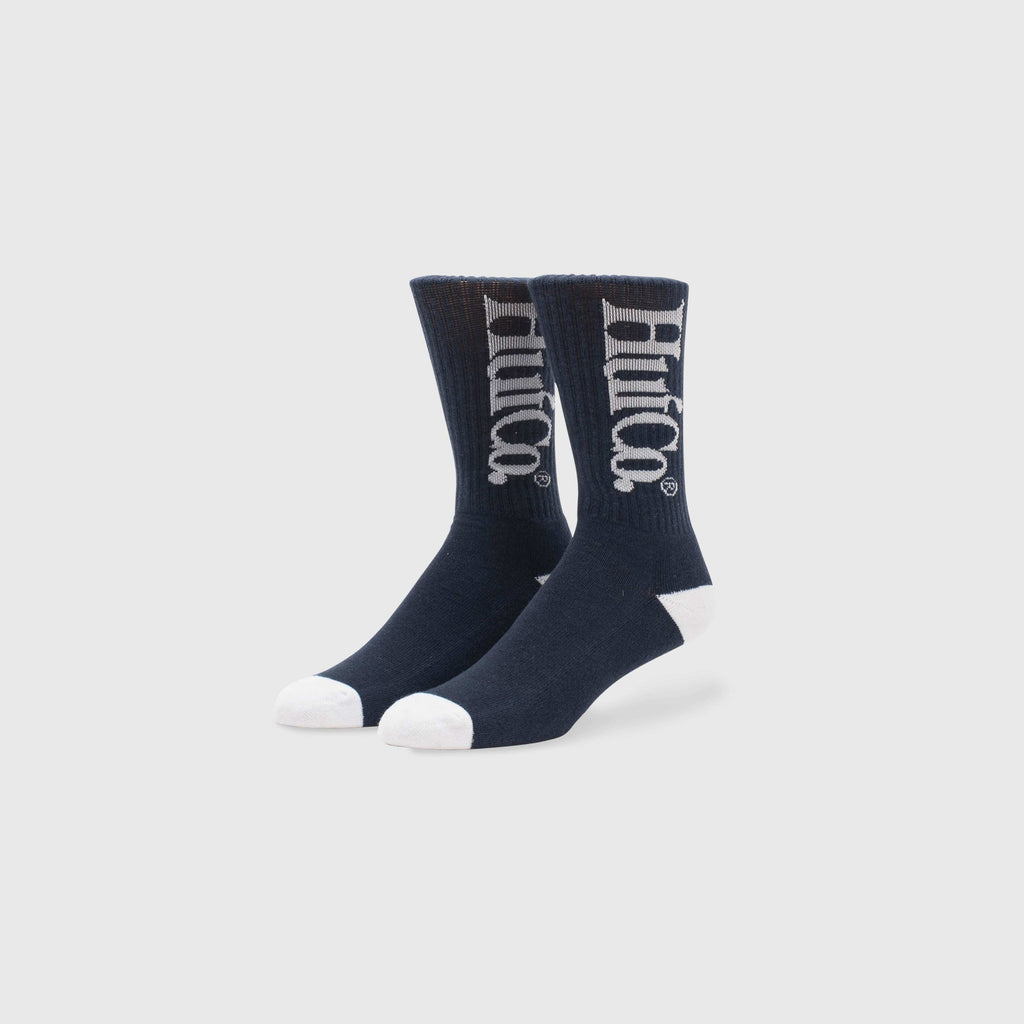 HUF CO Crew Sock - Blue - Front