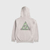 HUF Paid In Full Pullover Hoodie - Heather Grey - Back