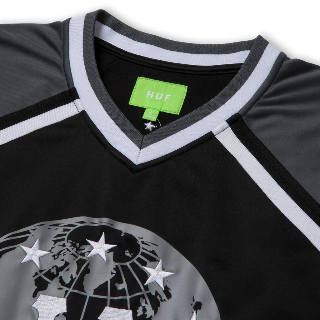 HUF Center Field Baseball Jersey - Black – The Forum Swindon