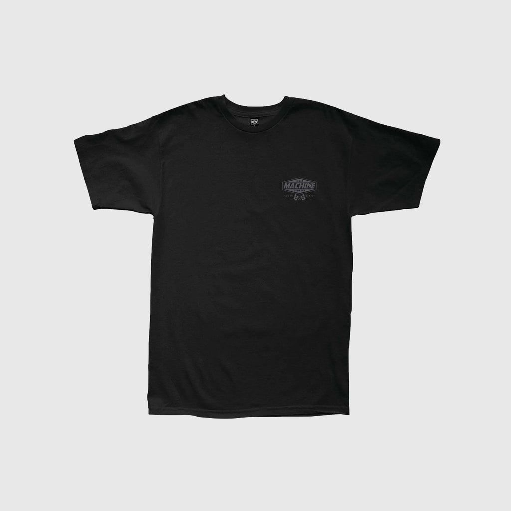 Loser Machine Overdrive Reflective Tee - Black - Front