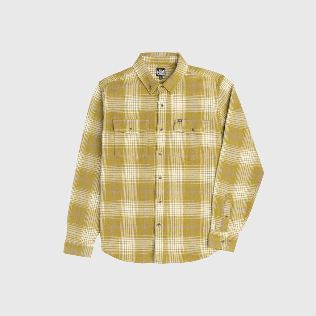 Loser Machine Hovley Woven Shirt - Willow / White - Front