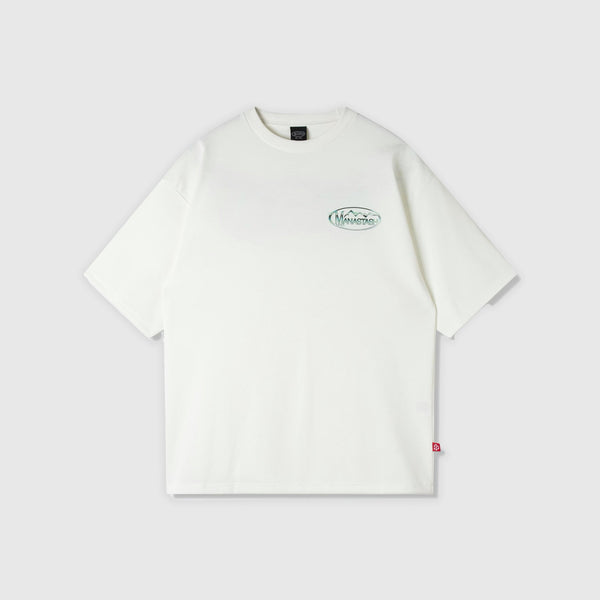 Manastash Pet Tee Metallic - White - Front