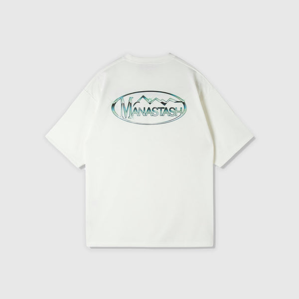 Manastash Pet Tee Metallic - White - Back