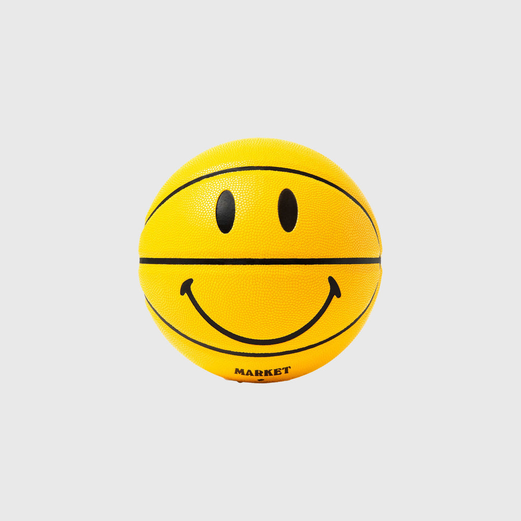 Market Smiley Basketball - Yellow - Front