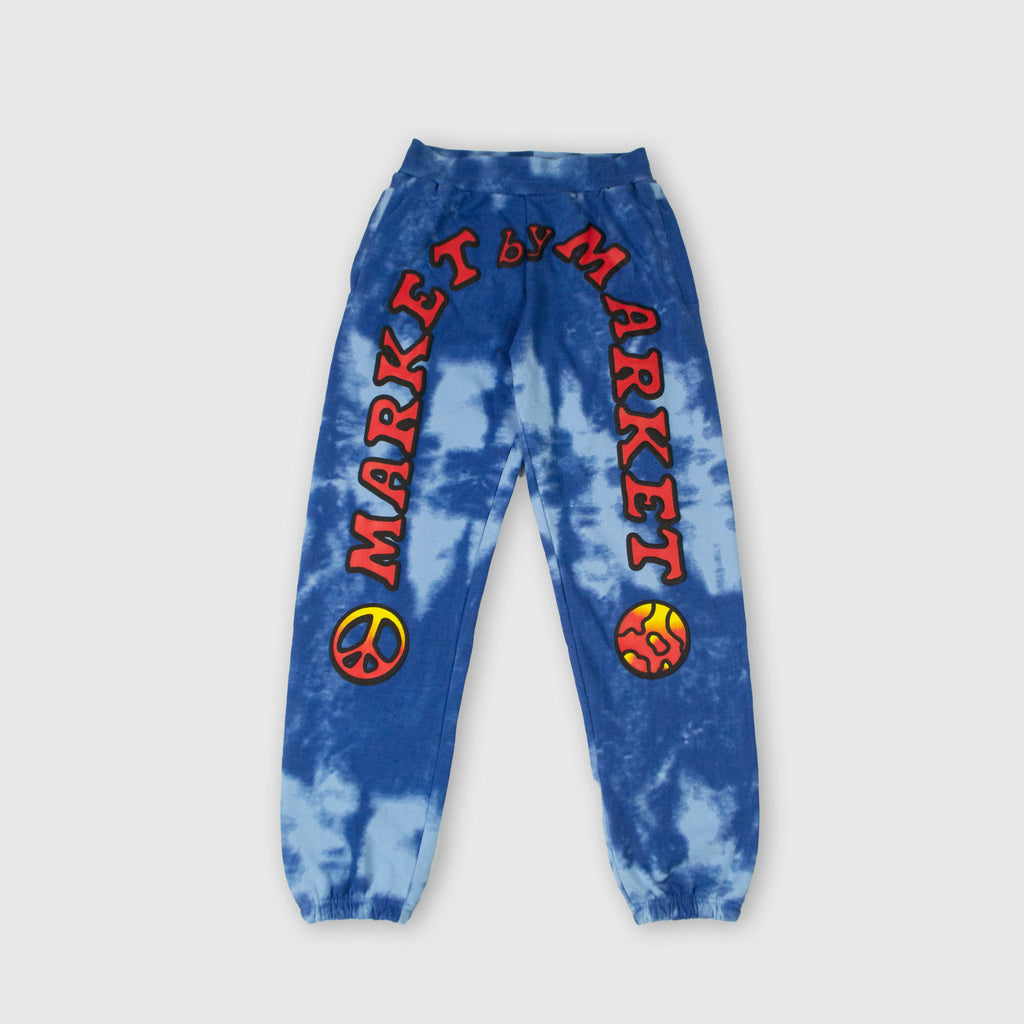 Market Cali Lock Gradient Sweatpants - Tie Dye - Front