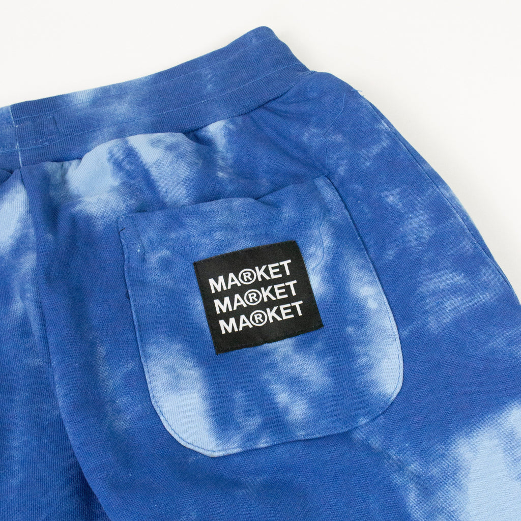 Market Cali Lock Gradient Sweatpants - Tie Dye - Close Up Back Pocket
