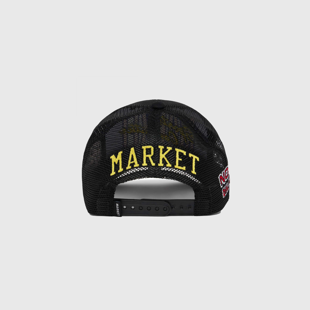 Market Sports Committee Trucker Hat - Black - Back