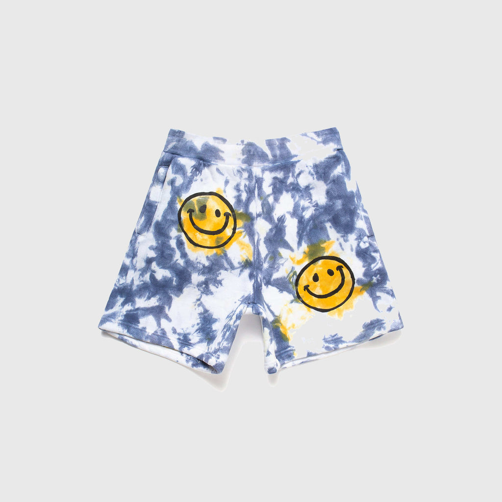 Market Smiley Sun Dye Sweatshorts - Tie Dye - Front