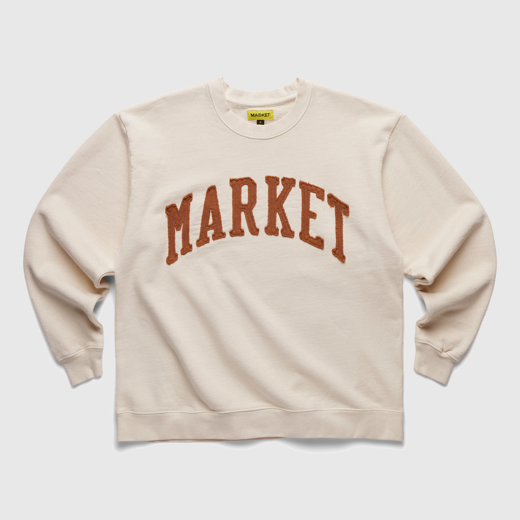 Market Vintage Wash Crew - Sand - Front